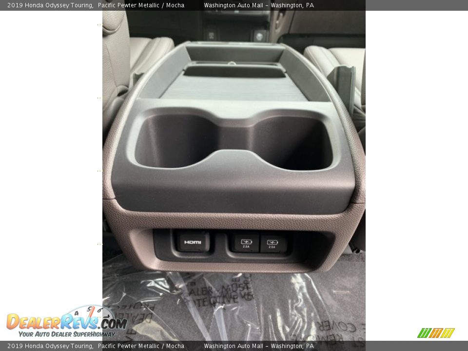 2019 Honda Odyssey Touring Pacific Pewter Metallic / Mocha Photo #30