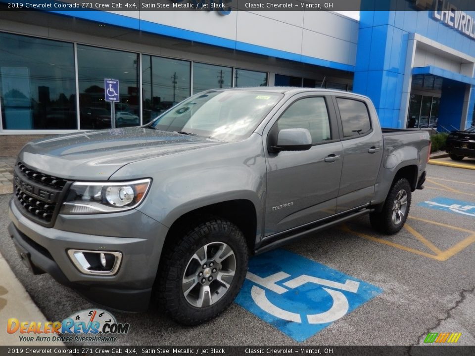 2019 Chevrolet Colorado Z71 Crew Cab 4x4 Satin Steel Metallic / Jet Black Photo #1