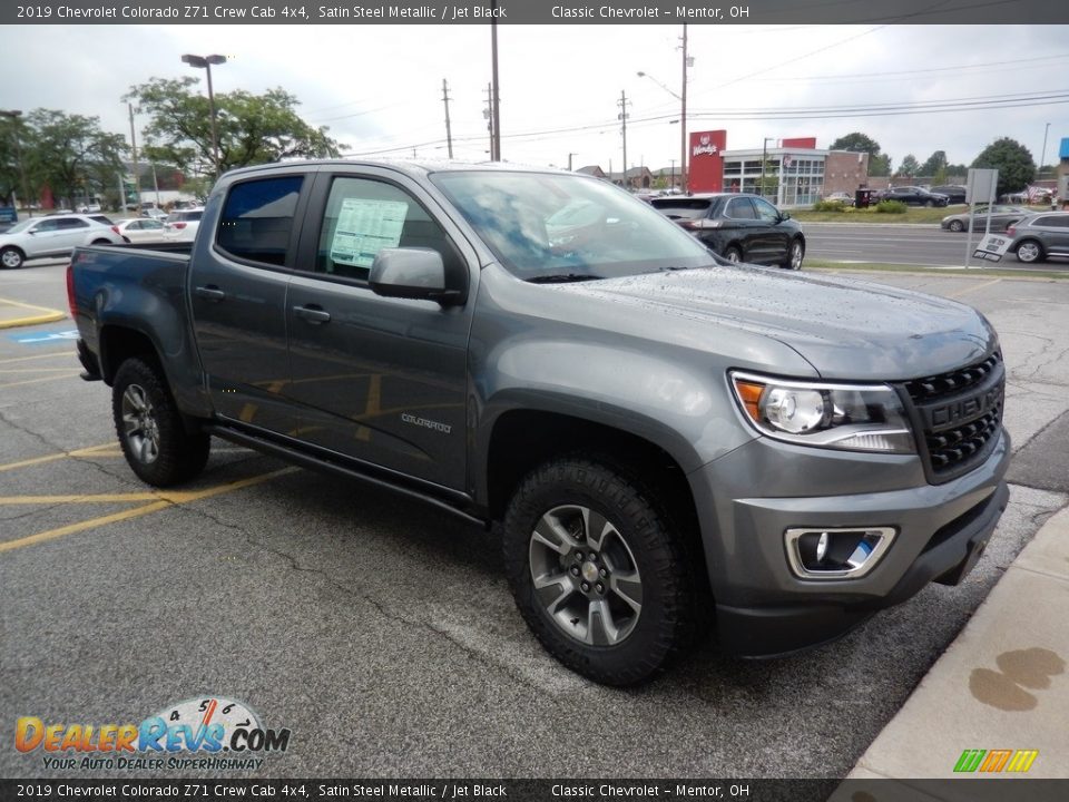 2019 Chevrolet Colorado Z71 Crew Cab 4x4 Satin Steel Metallic / Jet Black Photo #3