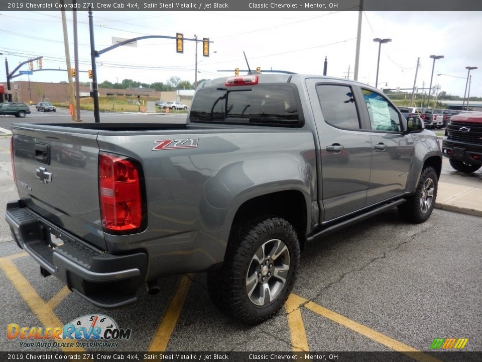 2019 Chevrolet Colorado Z71 Crew Cab 4x4 Satin Steel Metallic / Jet Black Photo #4