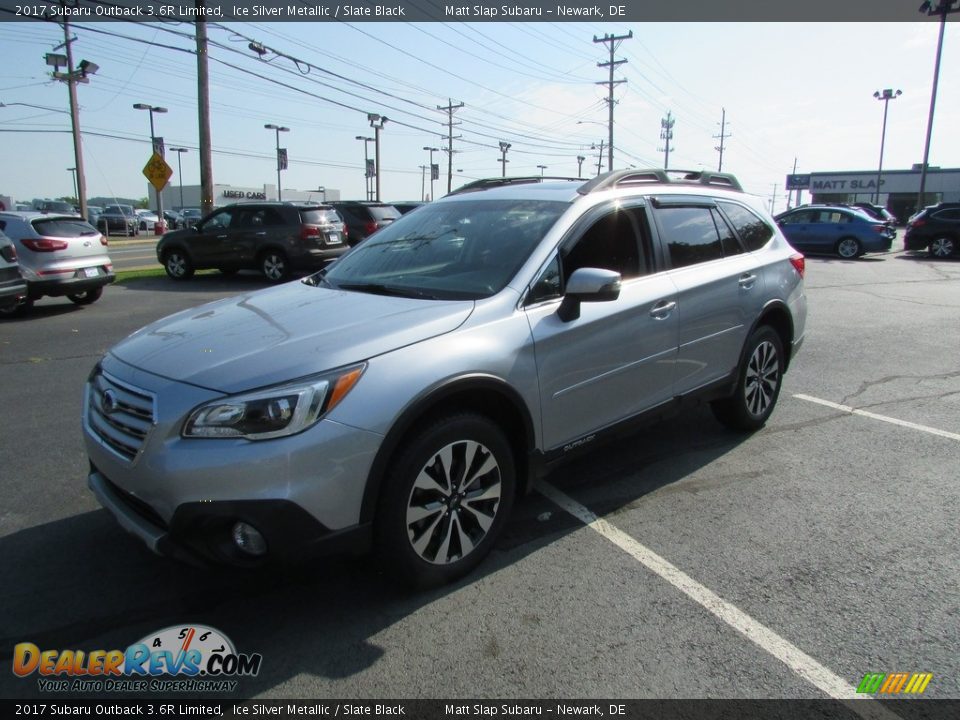 2017 Subaru Outback 3.6R Limited Ice Silver Metallic / Slate Black Photo #2