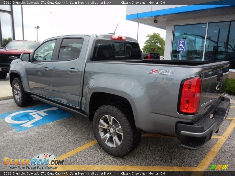 2019 Chevrolet Colorado Z71 Crew Cab 4x4 Satin Steel Metallic / Jet Black Photo #5