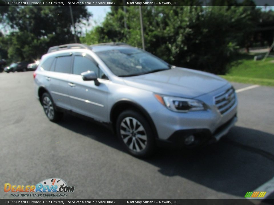 2017 Subaru Outback 3.6R Limited Ice Silver Metallic / Slate Black Photo #4