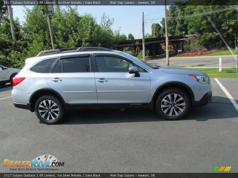 2017 Subaru Outback 3.6R Limited Ice Silver Metallic / Slate Black Photo #5