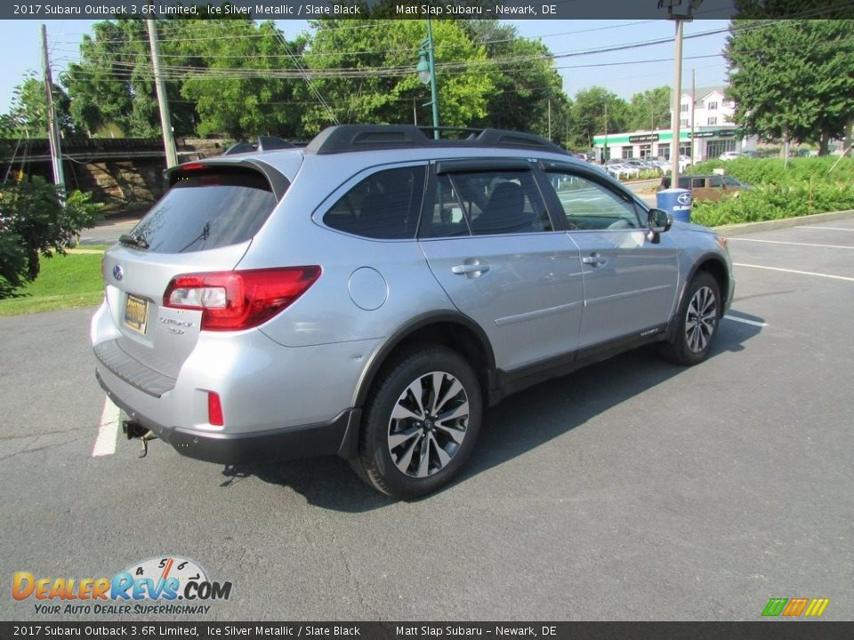 2017 Subaru Outback 3.6R Limited Ice Silver Metallic / Slate Black Photo #6