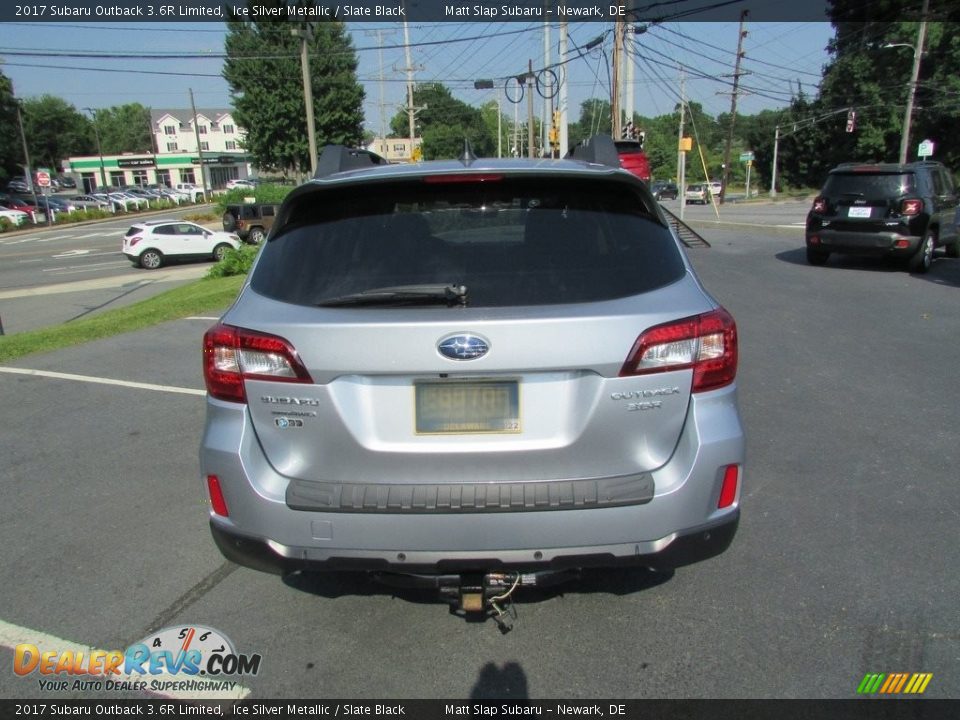 2017 Subaru Outback 3.6R Limited Ice Silver Metallic / Slate Black Photo #7