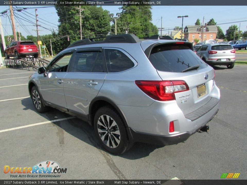 2017 Subaru Outback 3.6R Limited Ice Silver Metallic / Slate Black Photo #8