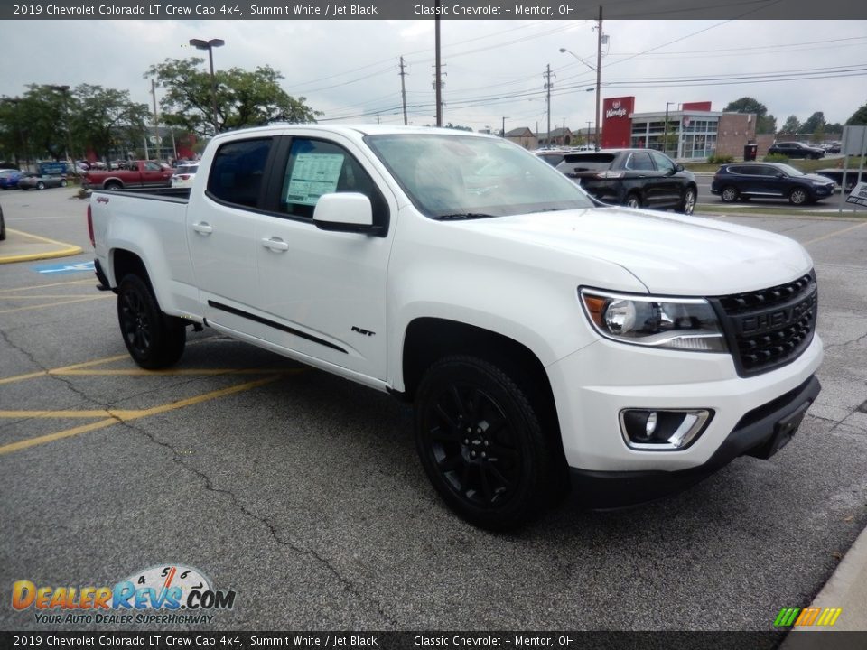 2019 Chevrolet Colorado LT Crew Cab 4x4 Summit White / Jet Black Photo #3