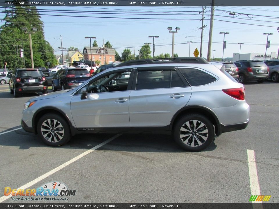2017 Subaru Outback 3.6R Limited Ice Silver Metallic / Slate Black Photo #9