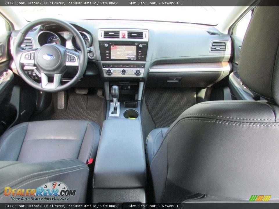 2017 Subaru Outback 3.6R Limited Ice Silver Metallic / Slate Black Photo #10