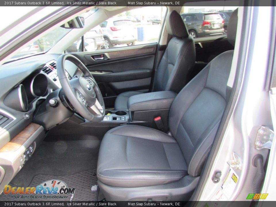 2017 Subaru Outback 3.6R Limited Ice Silver Metallic / Slate Black Photo #14