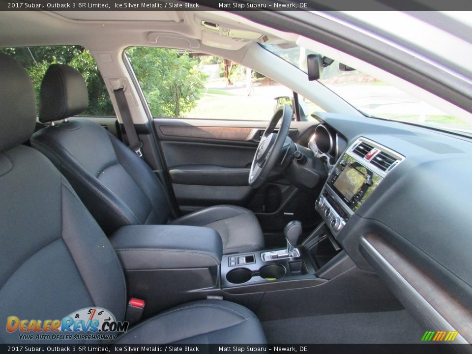 2017 Subaru Outback 3.6R Limited Ice Silver Metallic / Slate Black Photo #18