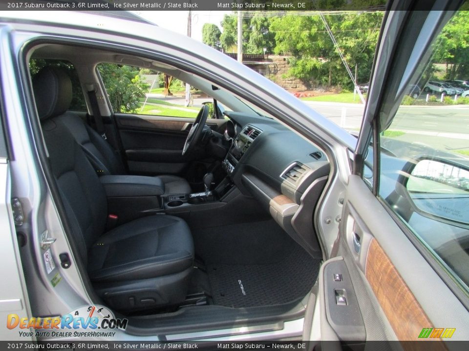 2017 Subaru Outback 3.6R Limited Ice Silver Metallic / Slate Black Photo #19