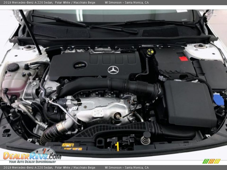 2019 Mercedes-Benz A 220 Sedan Polar White / Macchiato Beige Photo #8