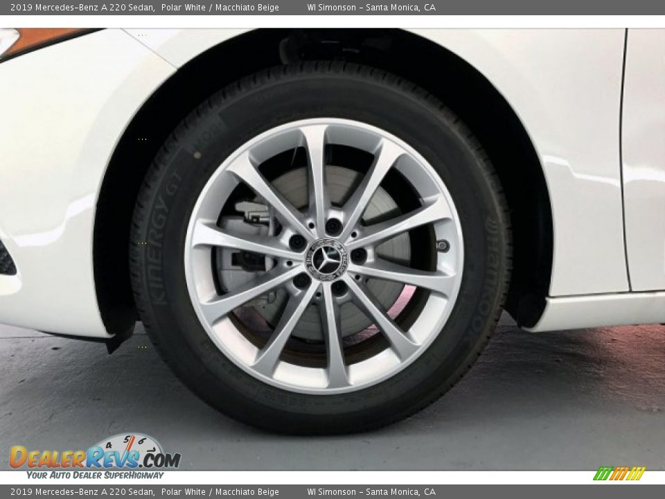 2019 Mercedes-Benz A 220 Sedan Polar White / Macchiato Beige Photo #9