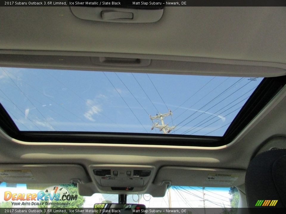 2017 Subaru Outback 3.6R Limited Ice Silver Metallic / Slate Black Photo #22