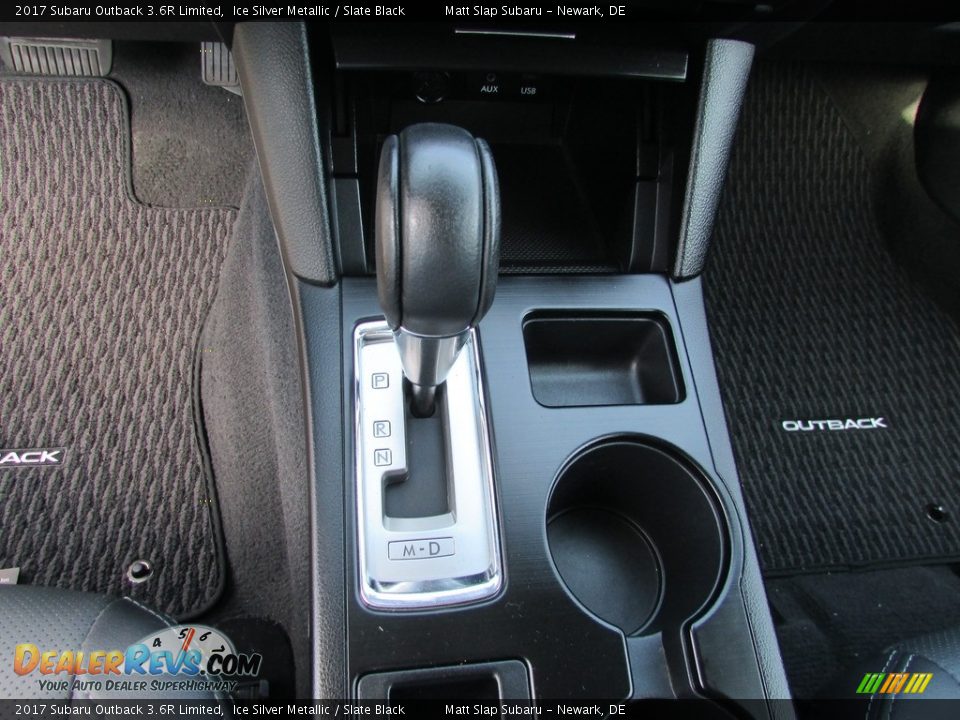 2017 Subaru Outback 3.6R Limited Ice Silver Metallic / Slate Black Photo #28