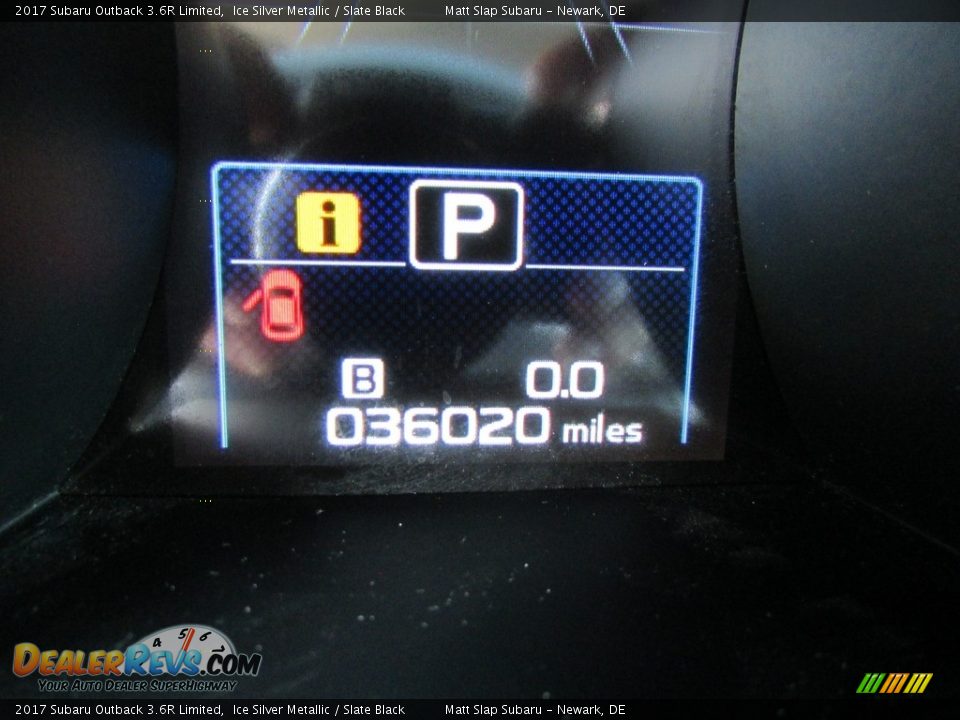 2017 Subaru Outback 3.6R Limited Ice Silver Metallic / Slate Black Photo #30