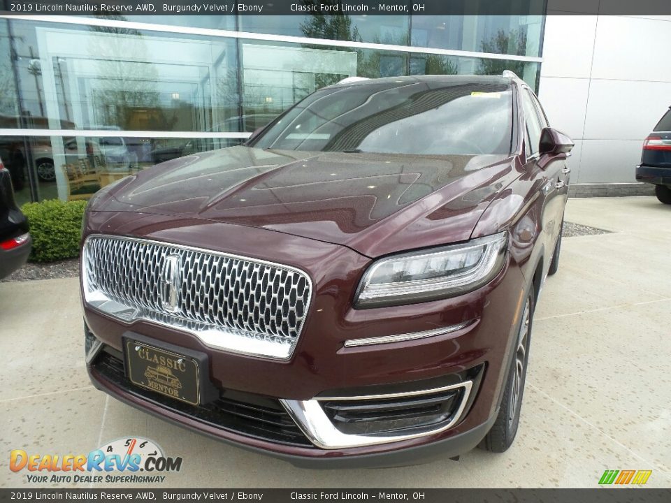 2019 Lincoln Nautilus Reserve AWD Burgundy Velvet / Ebony Photo #1