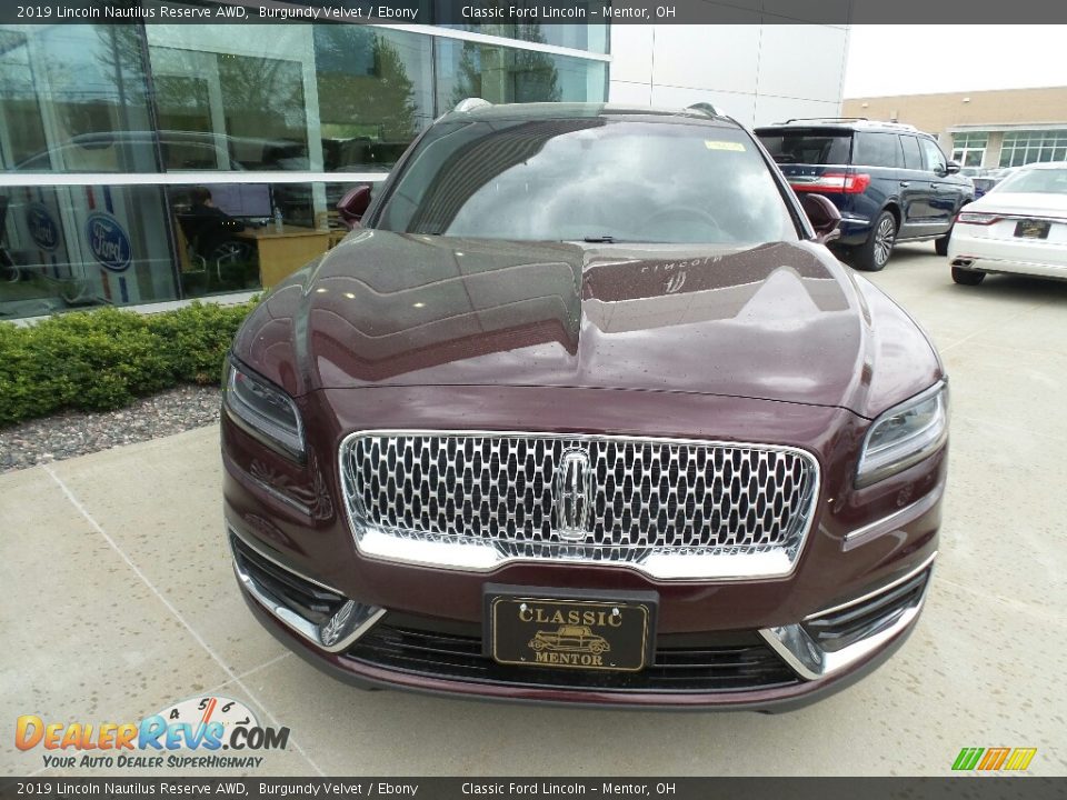 2019 Lincoln Nautilus Reserve AWD Burgundy Velvet / Ebony Photo #2