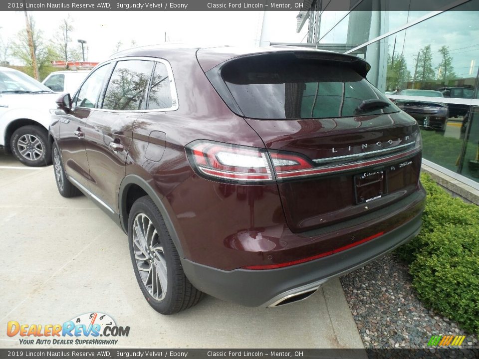 2019 Lincoln Nautilus Reserve AWD Burgundy Velvet / Ebony Photo #3