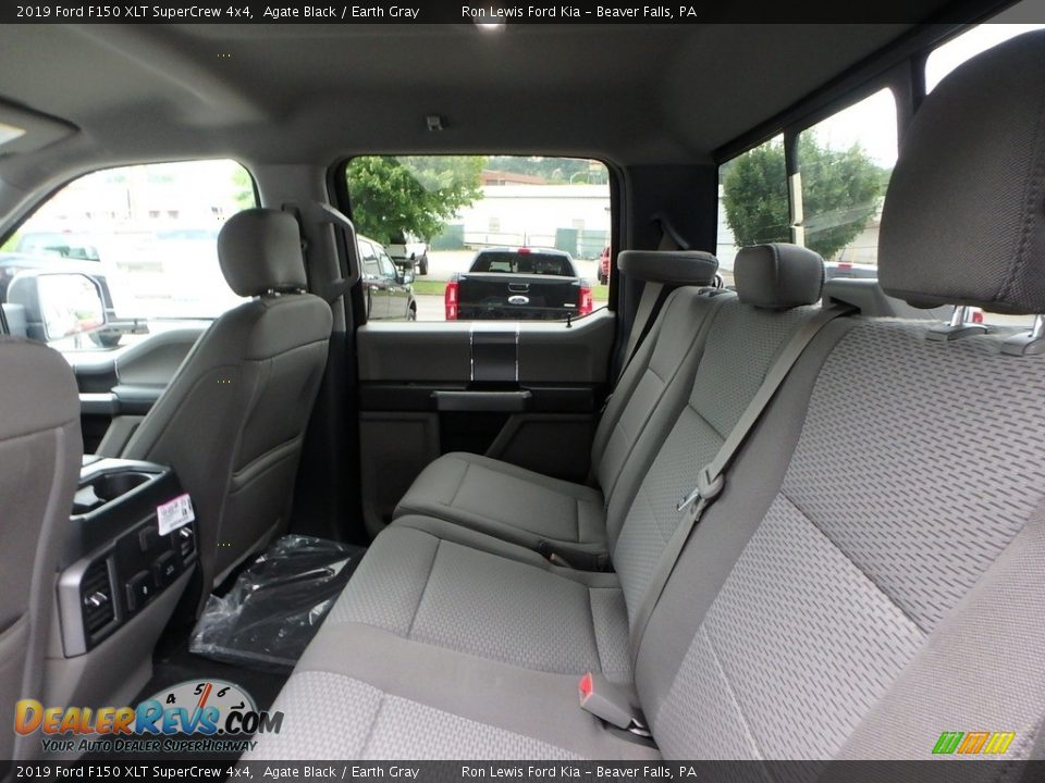 Rear Seat of 2019 Ford F150 XLT SuperCrew 4x4 Photo #12