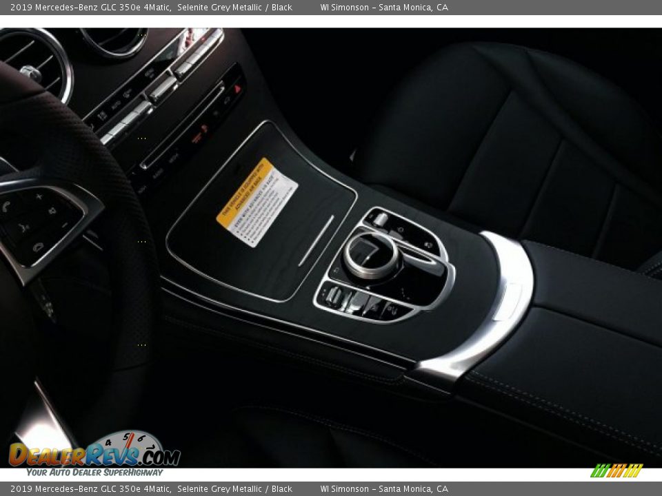 2019 Mercedes-Benz GLC 350e 4Matic Selenite Grey Metallic / Black Photo #7