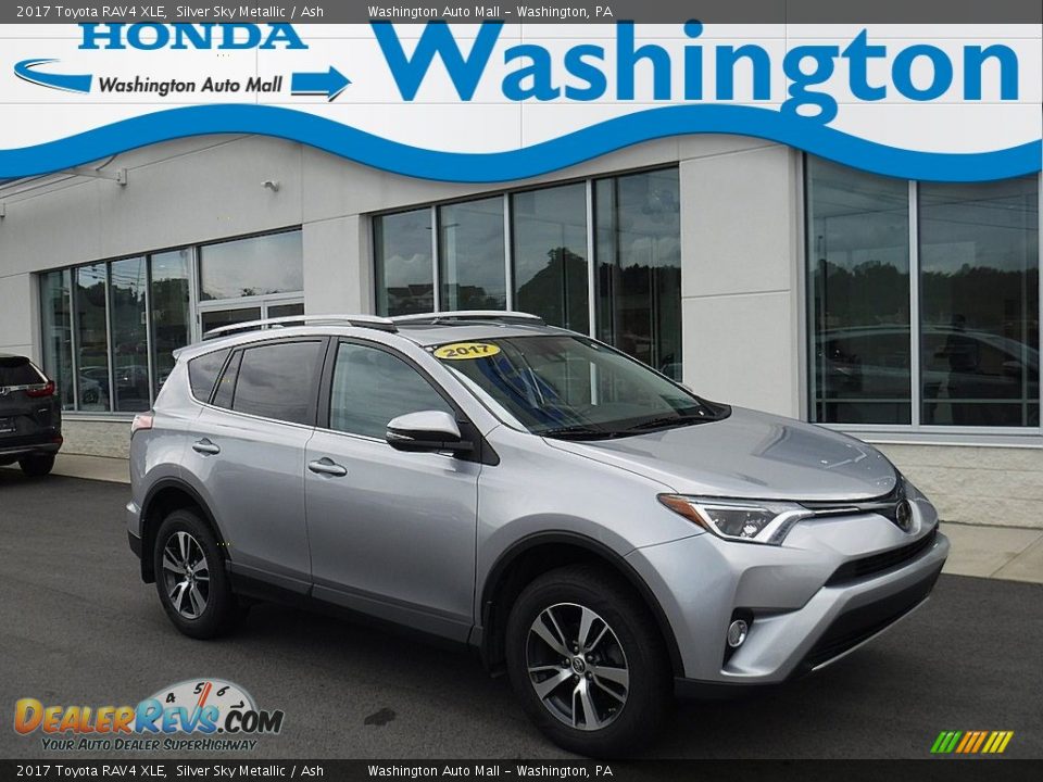 2017 Toyota RAV4 XLE Silver Sky Metallic / Ash Photo #1