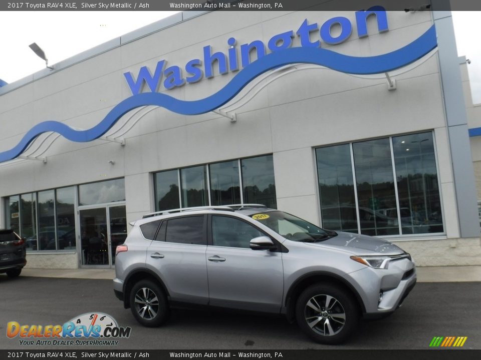 2017 Toyota RAV4 XLE Silver Sky Metallic / Ash Photo #2