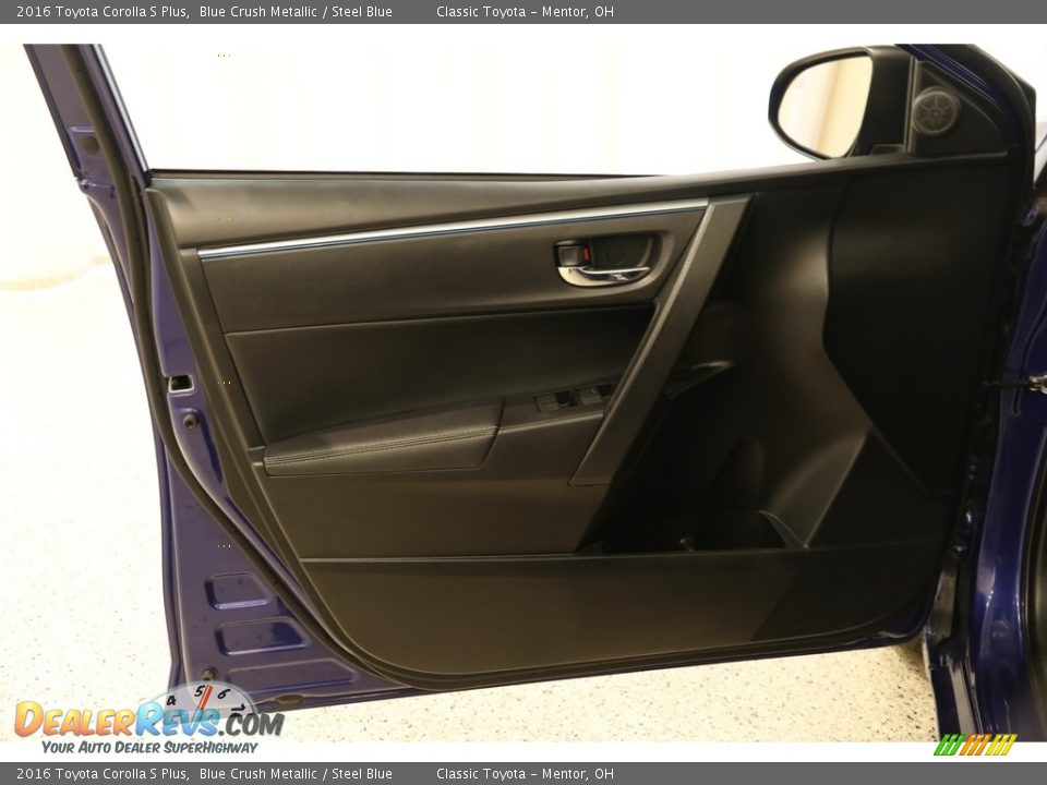 2016 Toyota Corolla S Plus Blue Crush Metallic / Steel Blue Photo #4