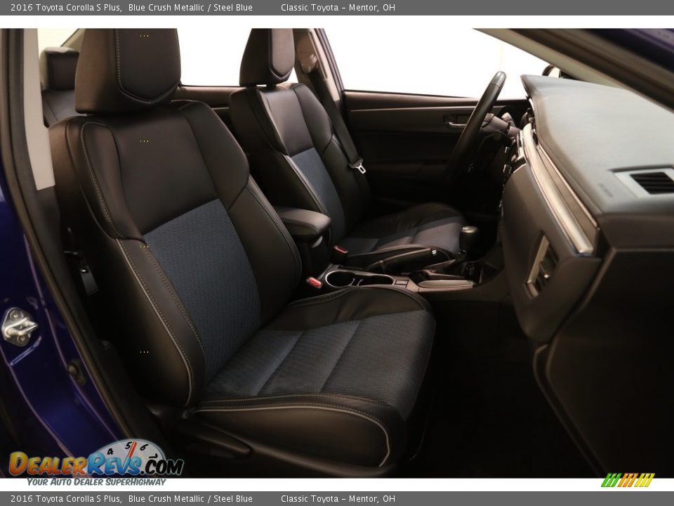 2016 Toyota Corolla S Plus Blue Crush Metallic / Steel Blue Photo #14