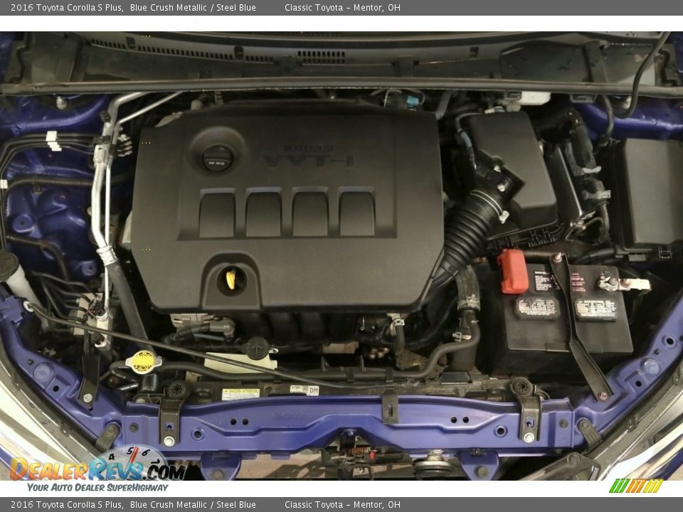 2016 Toyota Corolla S Plus Blue Crush Metallic / Steel Blue Photo #18
