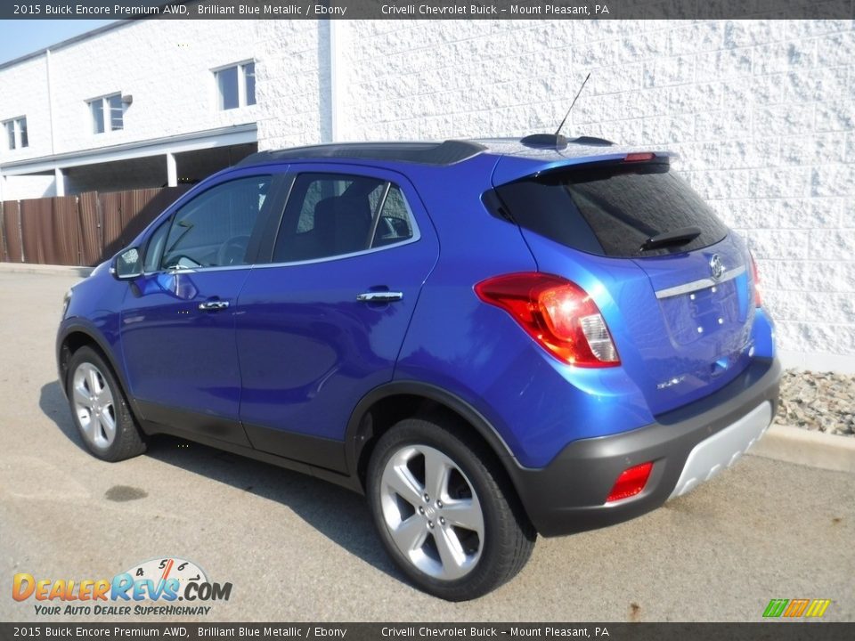 2015 Buick Encore Premium AWD Brilliant Blue Metallic / Ebony Photo #9