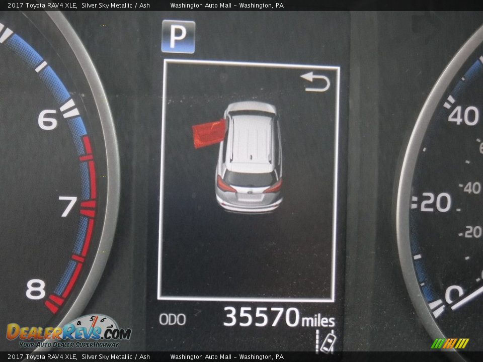 2017 Toyota RAV4 XLE Silver Sky Metallic / Ash Photo #29