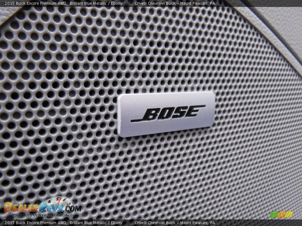 2015 Buick Encore Premium AWD Brilliant Blue Metallic / Ebony Photo #12