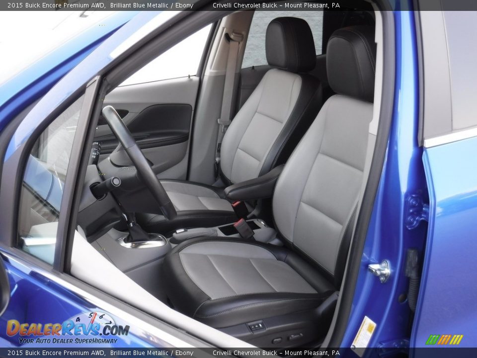 2015 Buick Encore Premium AWD Brilliant Blue Metallic / Ebony Photo #14