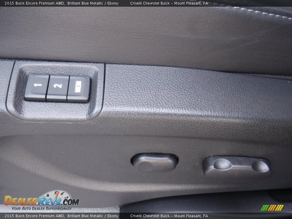 2015 Buick Encore Premium AWD Brilliant Blue Metallic / Ebony Photo #15