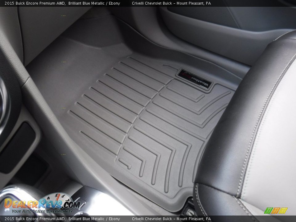 2015 Buick Encore Premium AWD Brilliant Blue Metallic / Ebony Photo #19