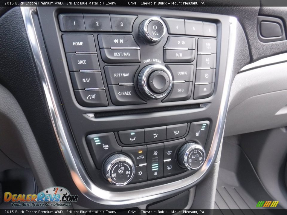 2015 Buick Encore Premium AWD Brilliant Blue Metallic / Ebony Photo #20