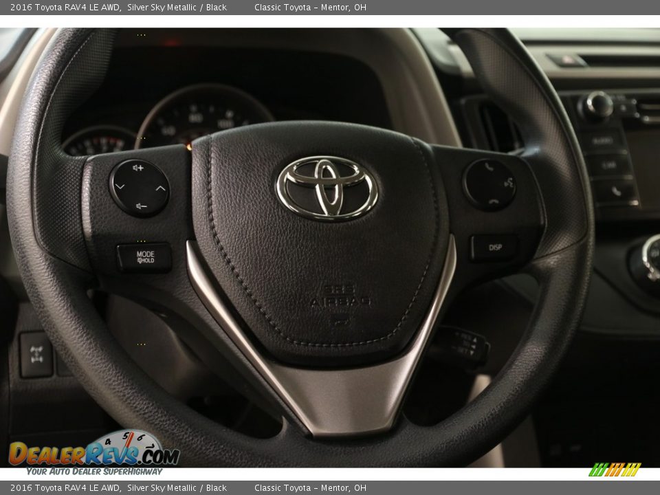 2016 Toyota RAV4 LE AWD Silver Sky Metallic / Black Photo #7