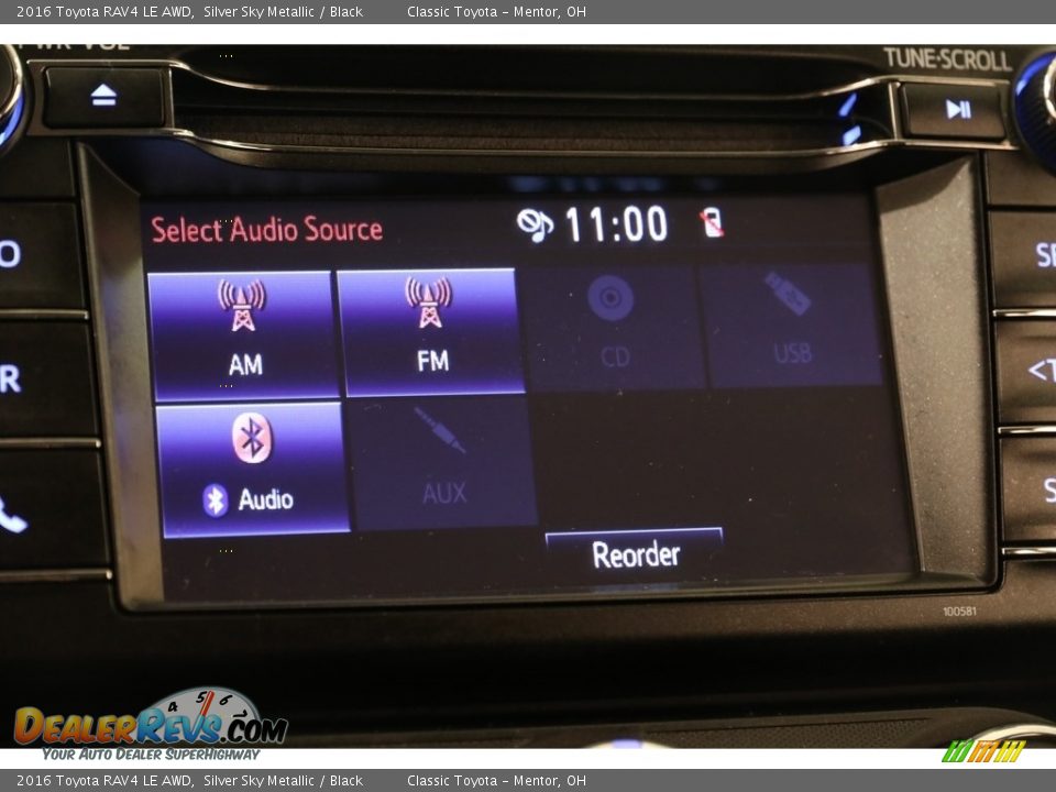 2016 Toyota RAV4 LE AWD Silver Sky Metallic / Black Photo #10