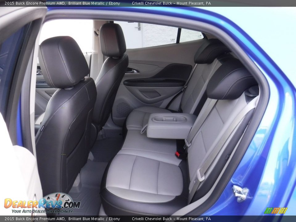 2015 Buick Encore Premium AWD Brilliant Blue Metallic / Ebony Photo #27