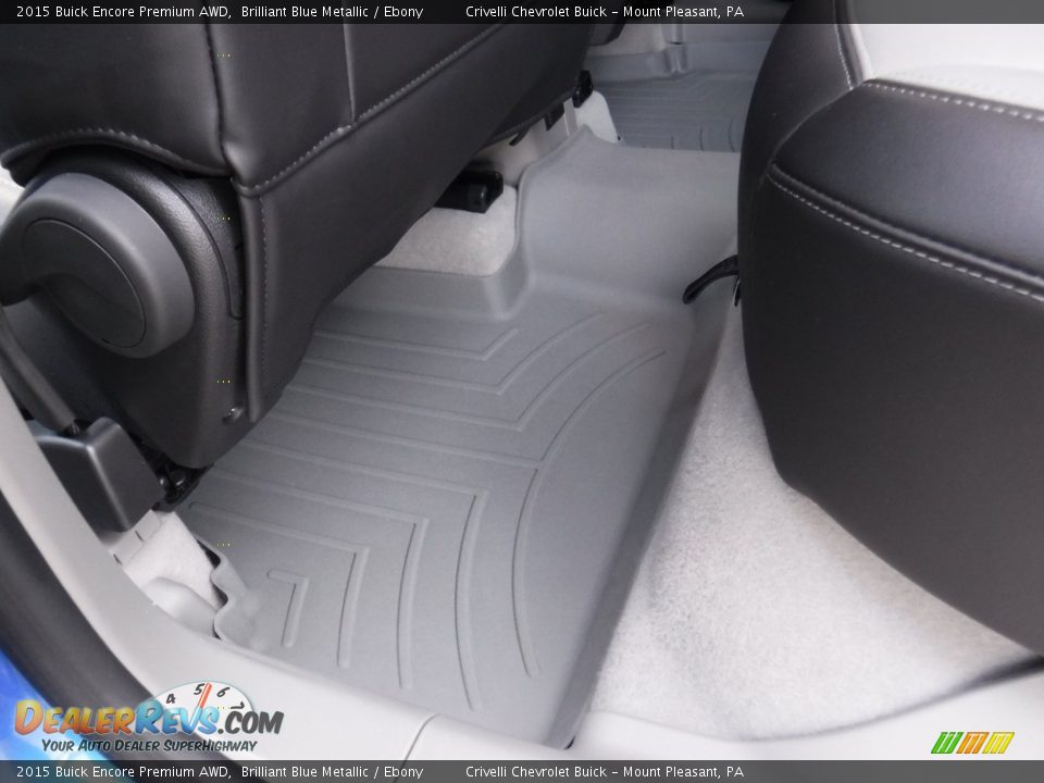 2015 Buick Encore Premium AWD Brilliant Blue Metallic / Ebony Photo #28