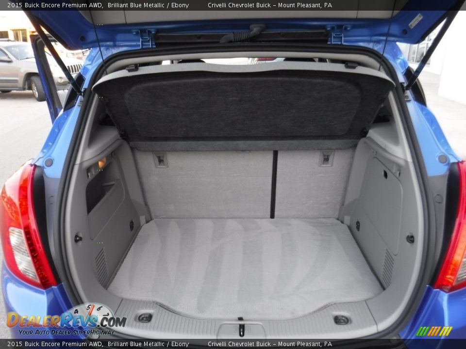 2015 Buick Encore Premium AWD Brilliant Blue Metallic / Ebony Photo #29