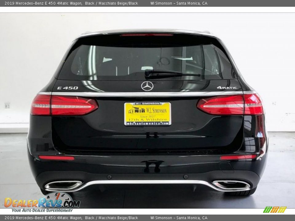2019 Mercedes-Benz E 450 4Matic Wagon Black / Macchiato Beige/Black Photo #3