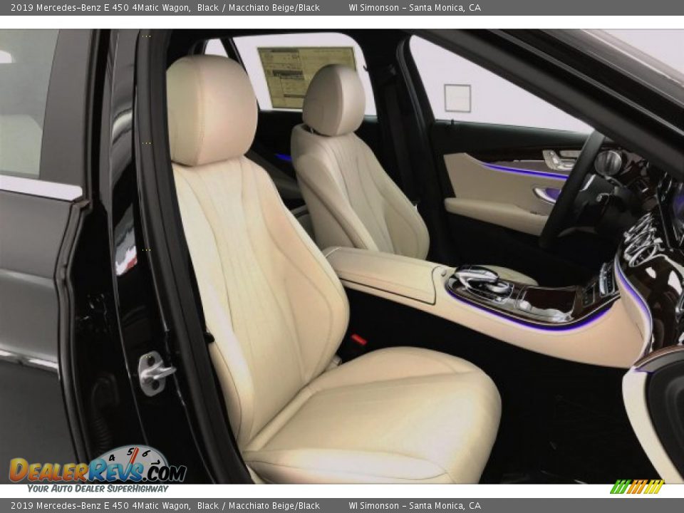 2019 Mercedes-Benz E 450 4Matic Wagon Black / Macchiato Beige/Black Photo #5