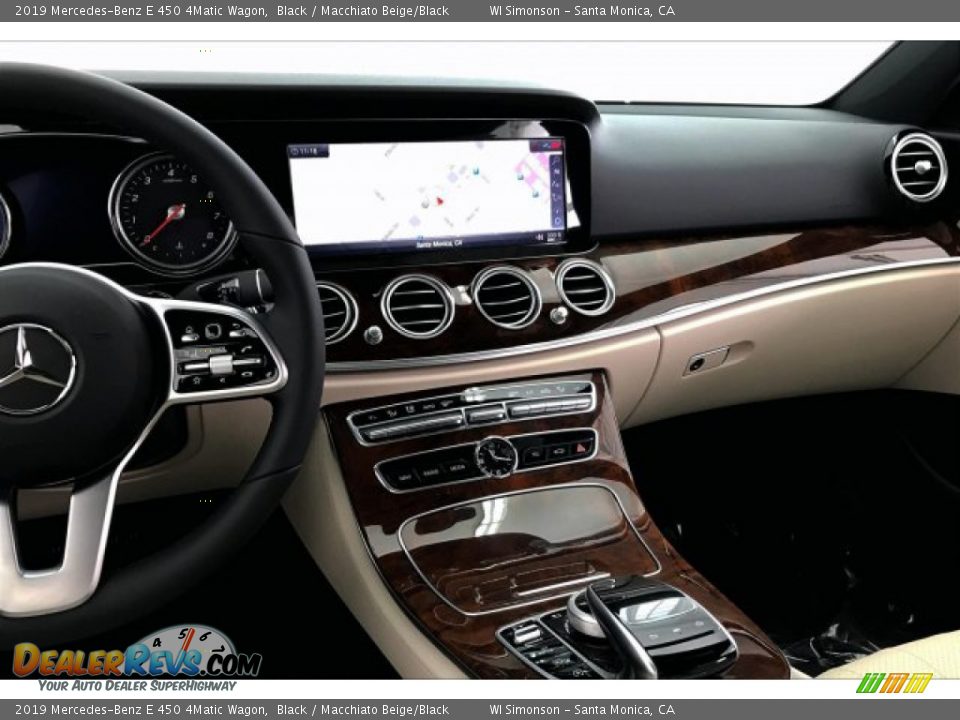 2019 Mercedes-Benz E 450 4Matic Wagon Black / Macchiato Beige/Black Photo #6