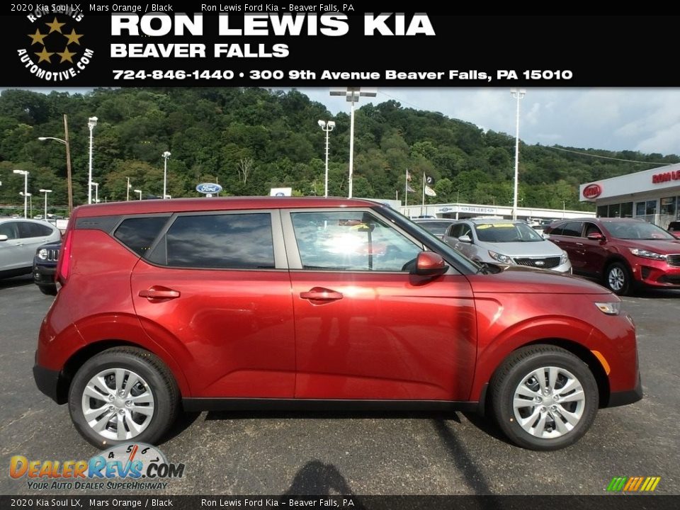 2020 Kia Soul LX Mars Orange / Black Photo #1