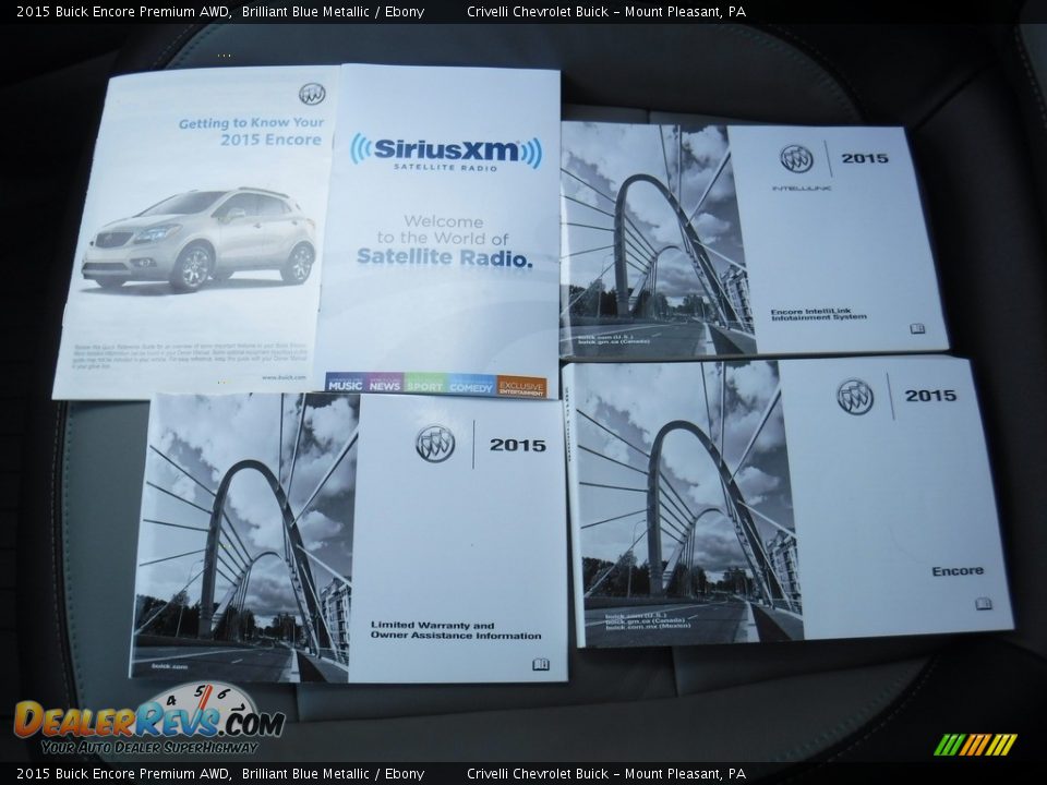 2015 Buick Encore Premium AWD Brilliant Blue Metallic / Ebony Photo #33