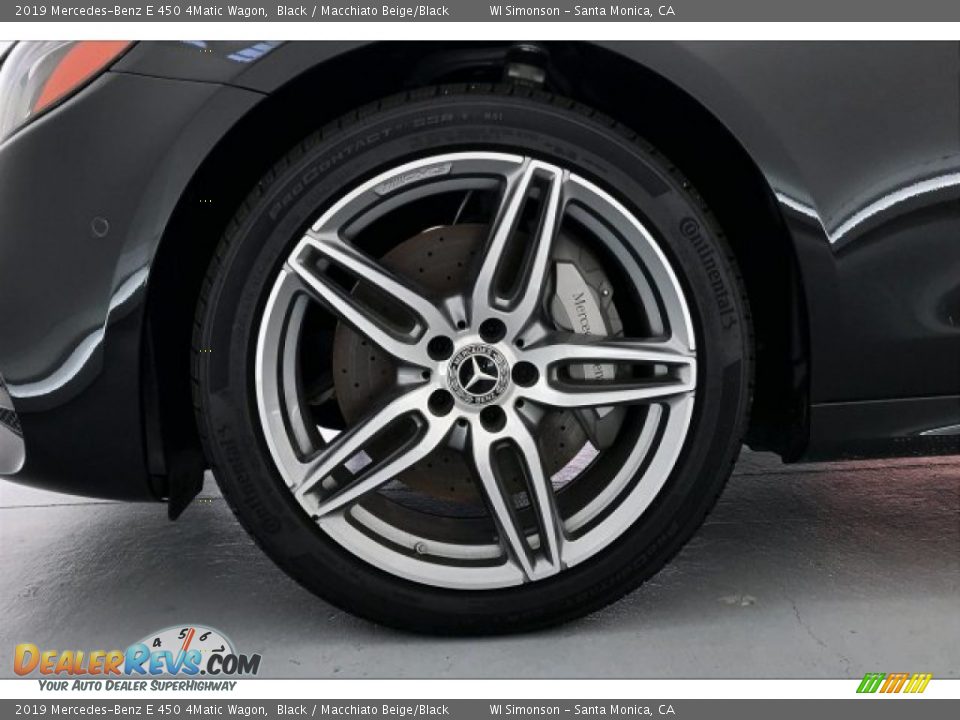 2019 Mercedes-Benz E 450 4Matic Wagon Black / Macchiato Beige/Black Photo #9